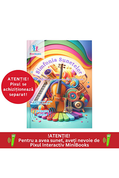 minibooks Carte interactiva cu sunete - Simfonia Sunetelor - Descoperim Instr...