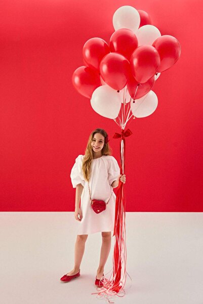 DeFacto 23 aprilie Rochie din bumbac pentru fete G9993A826SM