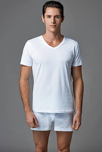 Eros 039 Ανδρικό μπλουζάκι με λαιμόκοψη V, σετ 2 τεμαχίων 039