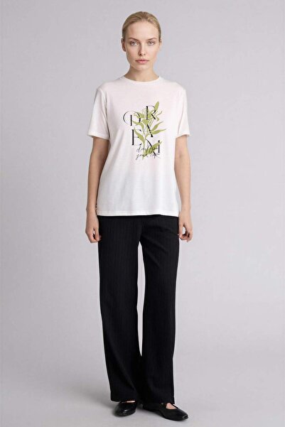 DeFacto Regular Fit Straight Leg Gofre Textured Trousers H0551Ax26Sp