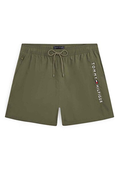 Tommy Hilfiger Ανδρικό σορτς κολύμβησης με λογότυπο μάρκας, κατάλληλο για καθ...