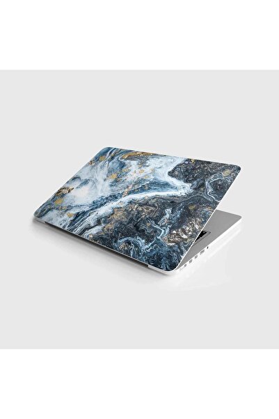 StickerArt Laptop Sticker Notebook Pc Kaplama Etiketi Soyut Mermer Doku