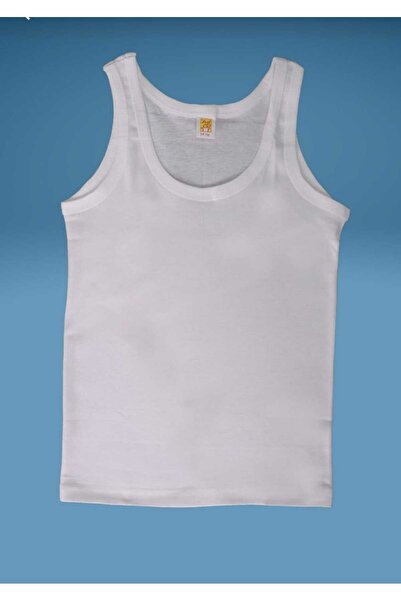 FAAL PACHET DE 6 PIESE, 100% BUMBAC RIBANA, MAIȚĂ DE BĂIEȚI ALBĂ