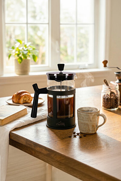 Any Morning Ff084 French Press - 600 ml design borosilikátového skla, vaření ...