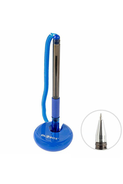 Globox Tükenmez Kalem Zincirli Mavi 1032