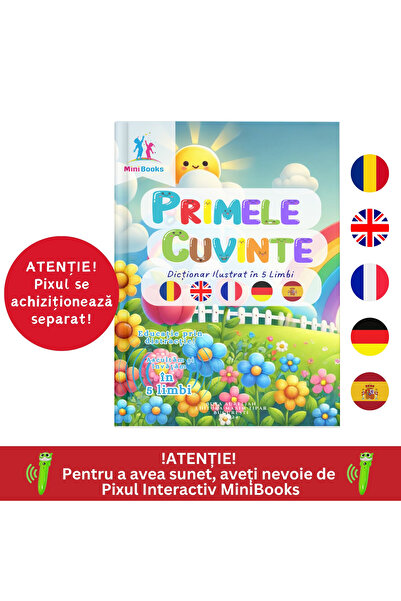 minibooks Carte interactiva cu sunete - Primele Cuvinte - Dictionar ilustrat ...