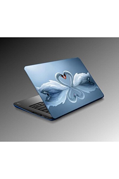 StickerArt Laptop Sticker Notebook Pc Kaplama Etiketi Kuğular