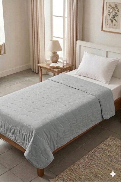 Miabella Home Cuvertură de pat de o persoană matlasată cu piqué unică Cuvertu...