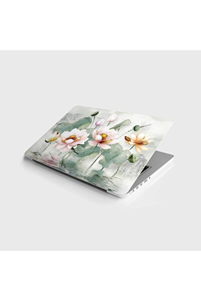 StickerArt Laptop Sticker Notebook Pc Kaplama Etiketi Çiçek 3D