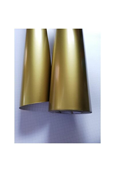 StickerArt Gold Renk Yapışkanlı Folyo Parlak Yüzey 61 Cm 1 Metre