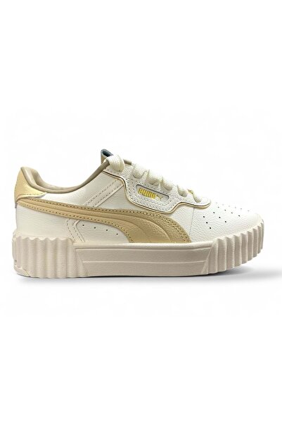 Puma Carina 0.3 Luxe 400724 10 Kadın Spor Ayakkabı - Bej - 37