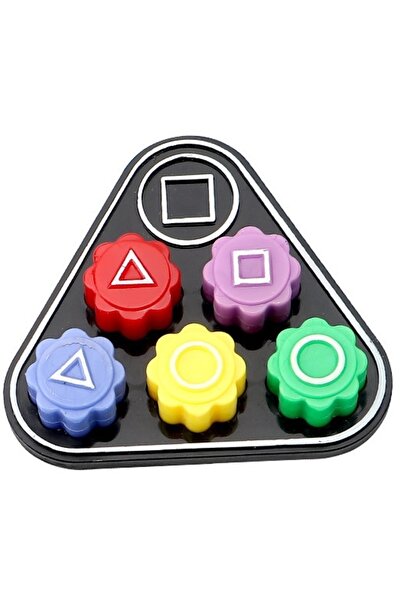 Avaleea Gonggi, joc tradițional coreean, Squid Game, set de 5 piese multicolo...