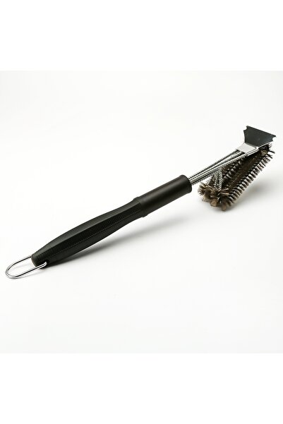 Avaleea Perie de sârmă pentru grătar, mâner de 45 cm, oțel inoxidabil, 45x7x1...