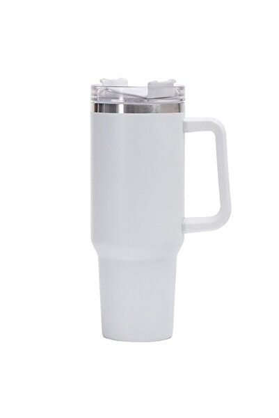 Avaleea Cană termos din plastic pentru băuturi calde și reci, cu mâner, 9.9x9...