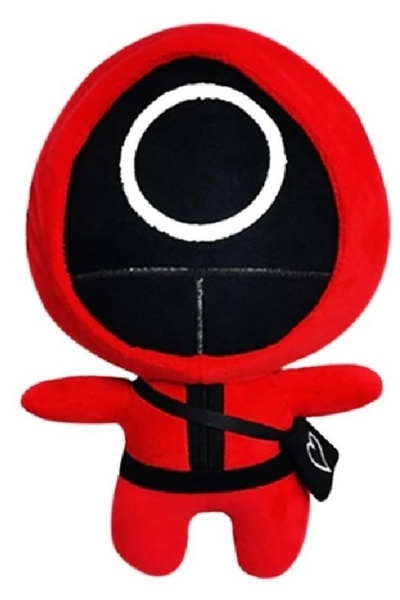 Avaleea Jucărie de pluș Squid Game Squid Game 19 cm Mască cu cerc Roșu