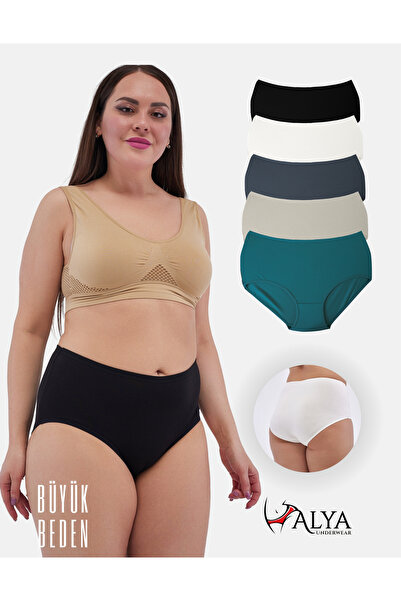 ALYA UNDERWEAR Chiloți de mărime mare pentru femei Slip complet extra large (...