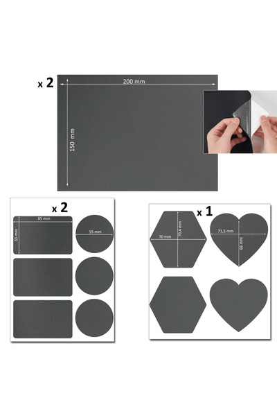 FIXALL ADHESIVE PRODUCTS Yapışkanlı Deri Yaması Tamir Seti. 18 Adet Kaliteli,...