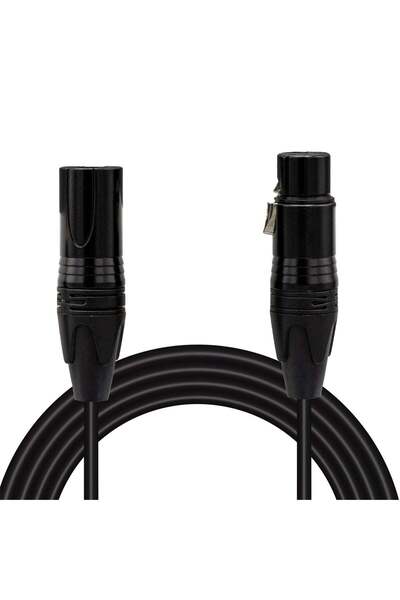 MagicVoice LD381 2 Metre Canon XLR Dişi - Canon XLR Erkek Stereo Plastik Jak ...