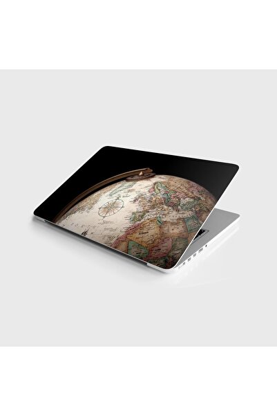 StickerArt Laptop Sticker Notebook Pc Kaplama Etiketi Küre Harita
