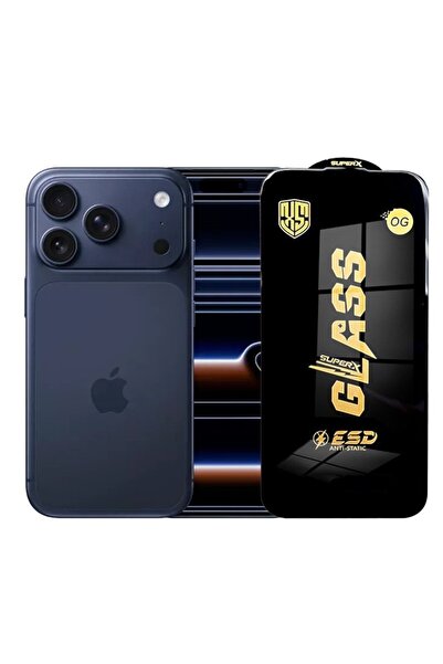 Avaleea Folie de protecție pentru iPhone 17 Pro Sticlă securizată ESD Margini...