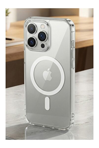 Brabus İphone 16 Pro Uyumlu Kamera Lens Koruyuculu Magsafe Ultra Ince Sararma...