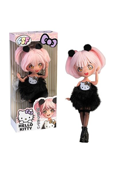 Asmodee Hello Kitty - Golden Diva DollBlack/Pink19.5 cm