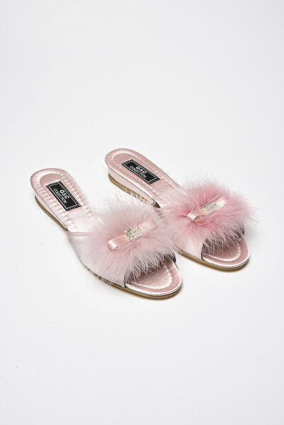 GC Papuci de zestre de mireasă pudrați pentru femei