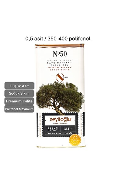 Zeytinci Abla Premium Zeytinyağı Olgun Hasat Natural Sızma Soğuk Sıkım 5 lt