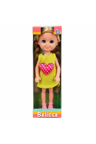 Noriel Belissa doll in dress15 cmYellow/Red