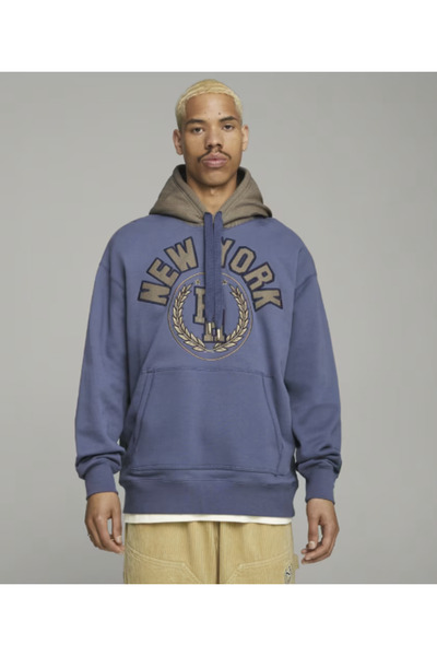 Puma x RHUIGI Erkek Kapüşonlu MAVİ Sweatshirt 62088956