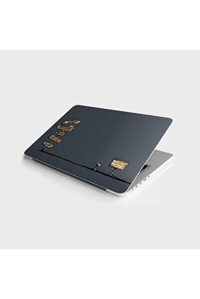 StickerArt Laptop Sticker Bilgisayar Notebook Pc Kaplama Etiketi Money
