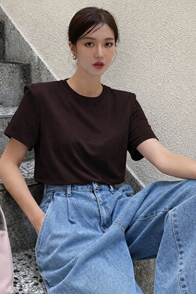 BESTYSO Γυναικείο Με βάτες Ποδηλατικό T-Shirt Βισκόζη από ύφασμα