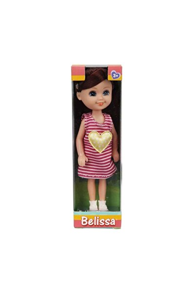 Noriel Belissa doll in dress15 cmRed/Yellow