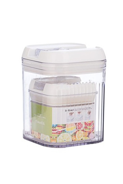 Avaleea Food Storage BoxesSet of 2 Container BoxesKitchen Cereal Containers