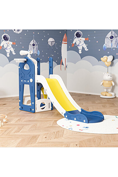 EGG زحليقة حديقة للأطفال، ملعب داخلي وخارجي، مجموعة زحليقة مع كرة سلة للأطفال