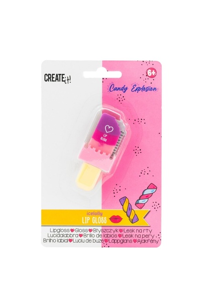Create It ! Candy Kids Lip Gloss - Ice CreamPink