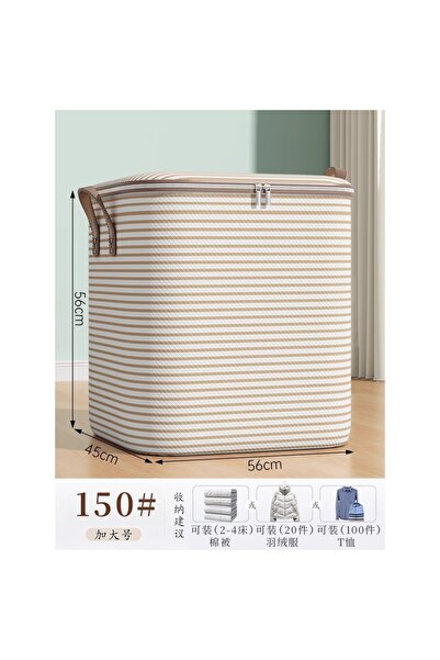 Avaleea Zippered Storage BoxFoldableReinforced HandleDurable Zipperfor Clothe...