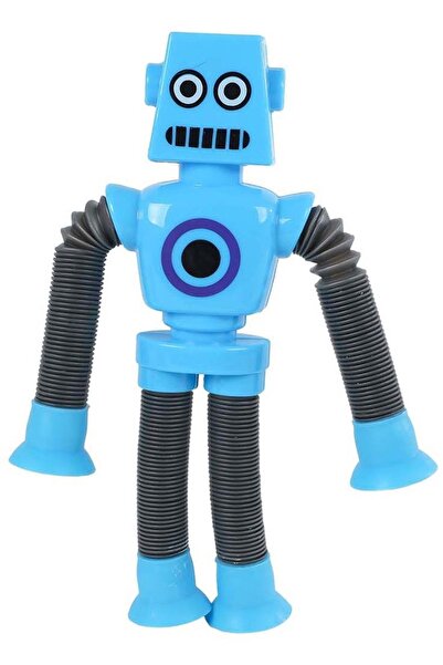 Van Manen Robot telescopic cu ventuze Jucărie interactivă pentru copii Albastru