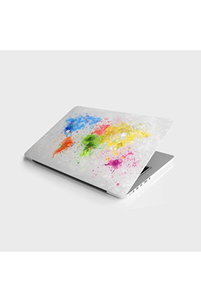 StickerArt Laptop Sticker Bilgisayar Notebook Pc Kaplama Etiketi Dünya Harita...