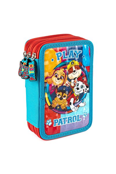 PAW PATROL School textile pencil case3 compartmentsPaw Patrol21 cm