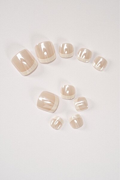 POP Beauty Ayak Takma Tırnak Seti & Zararsız yapıştırıcı POPBeauty10166