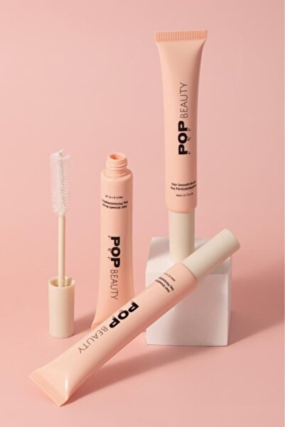POP Beauty Saç Pürüzsüzleştirici, Şekillendirici ve Sabitleyici Fırça (Hair Smooth Brush / Wax Stick), 20 ml