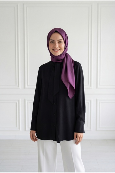 BENAHOLL Πουκάμισο με δεμένες λωρίδες Rozerin-KT2150 Μαύρο