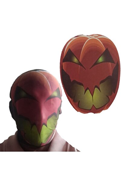 partidolu قناع الرعب على شكل يقطين مطبوع ثلاثي الأبعاد للهالوين والهالوين