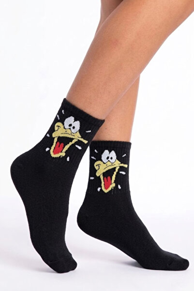 Esinti Șosete tematice Daffy Duck - Negru