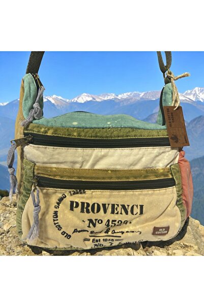 Old Cotton Kaliteli Vintage Eskitme Salaş Günlük Gezi Okul Postacı Çantası 28...