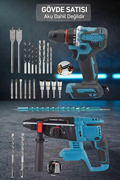 HAMMERKRAFT Asur Dawrek BütünSetlere Uyumlu 2.28Kırıcı Delici Hilti Ve Çelik ...