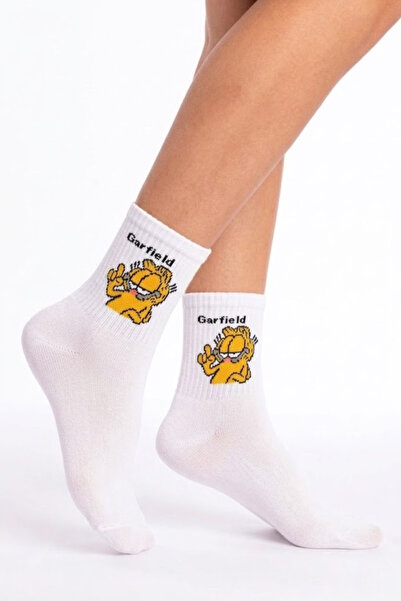 Esinti Șoetari Garfield Socks Garfielf Unisex Socket Socks Socks White Socks G