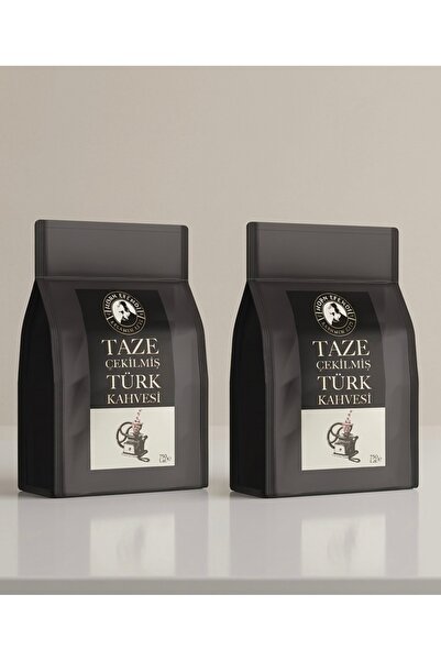 ihsan efendi Taze Öğütülmüş Orta Kavrulmuş Türk Kahvesi 250 gr x 2