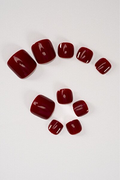 POP Beauty Ayak Takma Tırnak Seti & Zararsız yapıştırıcı POPBeauty10123